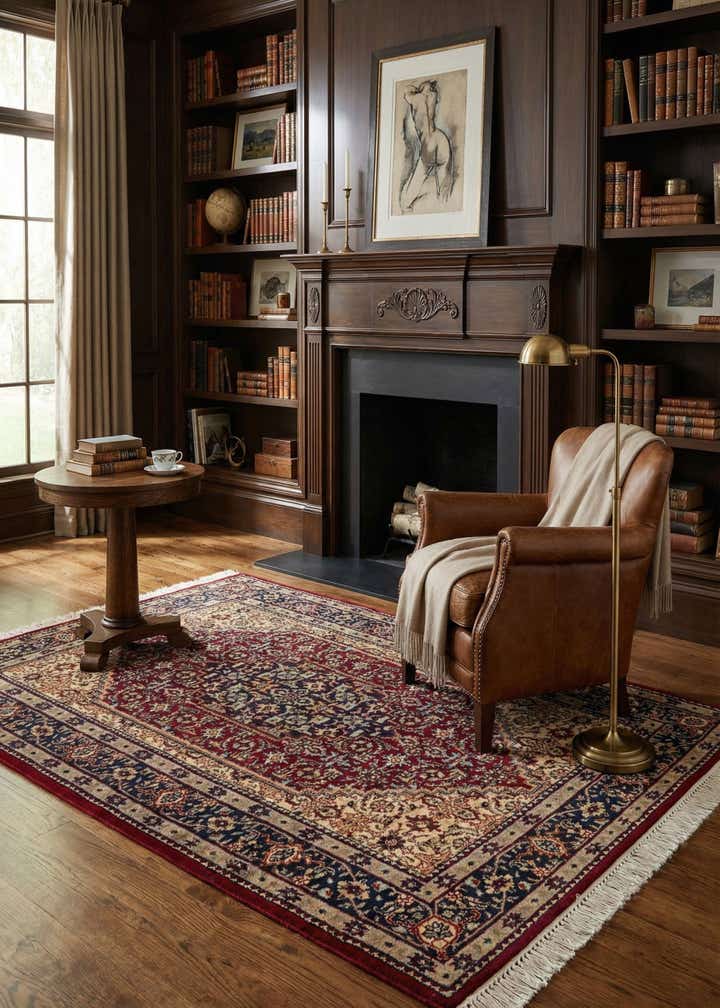 4' x 6' 2 Hand Knotted Jaipur Wool Rug