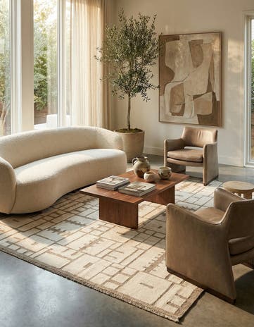 8' 4 x 10' 10 Hand Knotted Beni Marok Rug