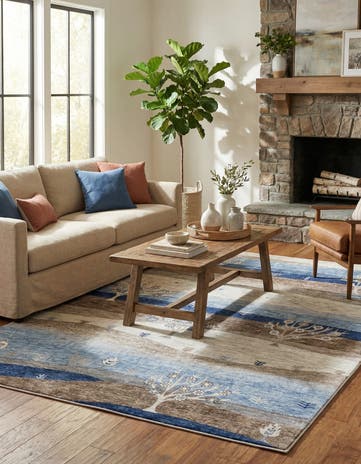 9' x 12' Gabbeh Rug