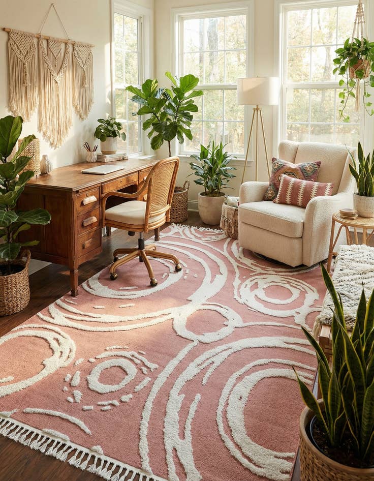 Detail image of 9' 6 x 14' 3 Boho Rug
