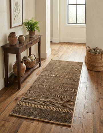 2' 3 x 4' 7 Hand Knotted Kashkuli Gabbeh Wool Runner Rug