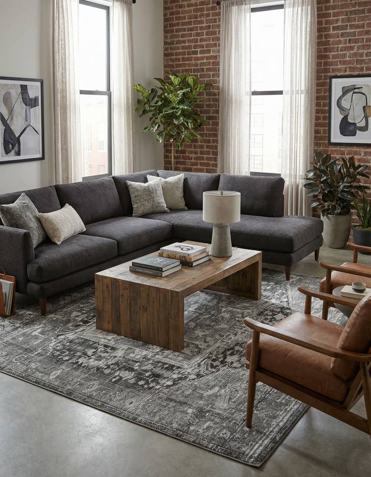 Detail image of  7' 10 x 7' 10 Medina Square Rug