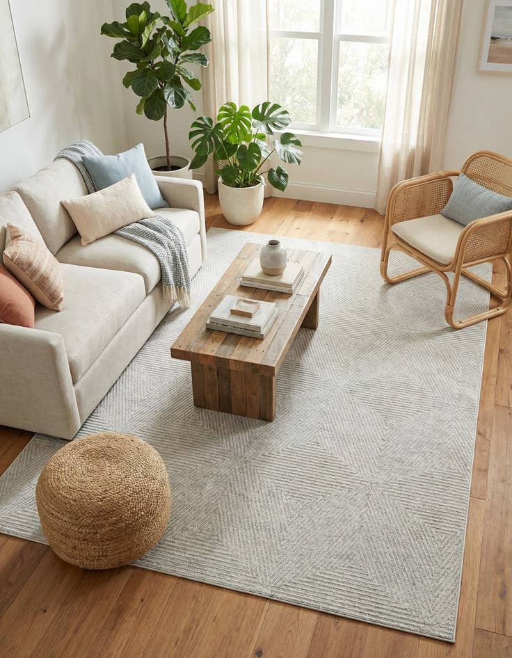 Detail image of  6' x 9'  Washable Sabrina Soto Indoor / Outdoor Rug