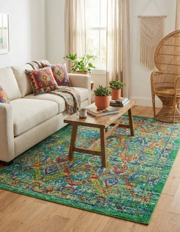 Green Calypso Rug