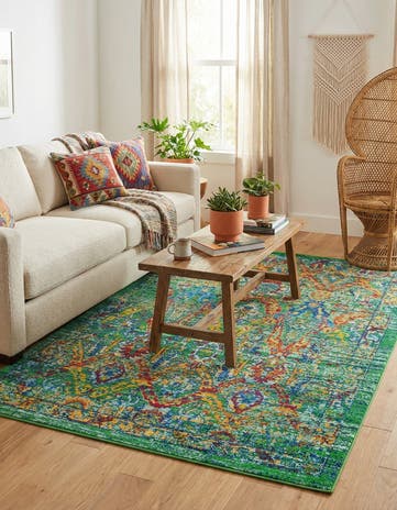 Green Calypso Rug