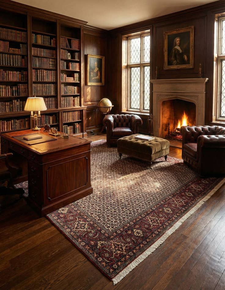 Detail image of 8' 2 x 8' 7 Bidjar Wool Rug