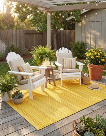 4' x 6' Easy-Clean Vista Breeze Indoor / Outdoor Rug