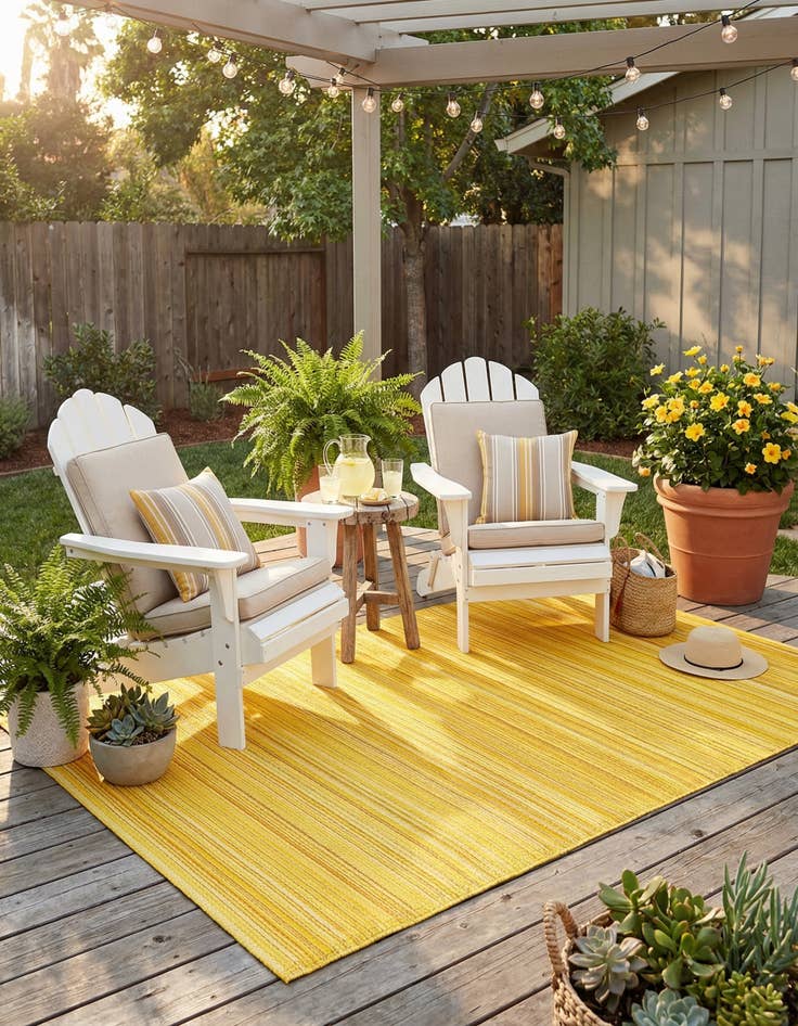 Detail image of  4' x 6'  Washable Vista Breeze Indoor / Outdoor Rug