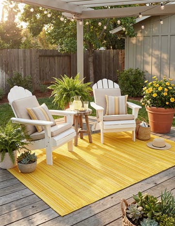 4' x 6' Easy-Clean Vista Breeze Indoor / Outdoor Rug