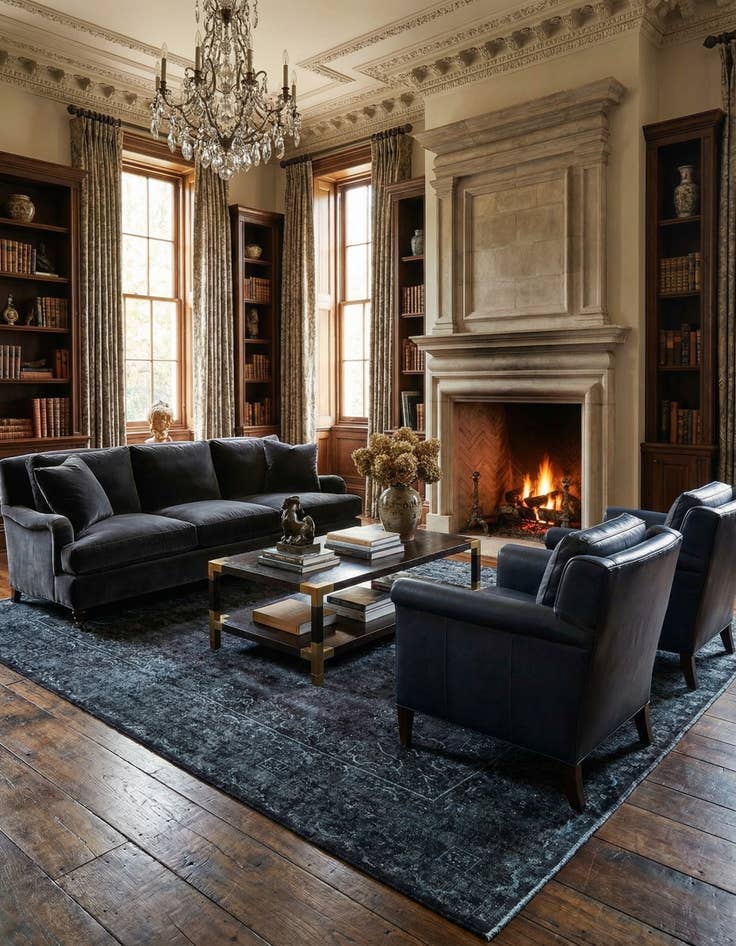 Detail image of  9' 9 x 13' Vintage Royal Wool Rug