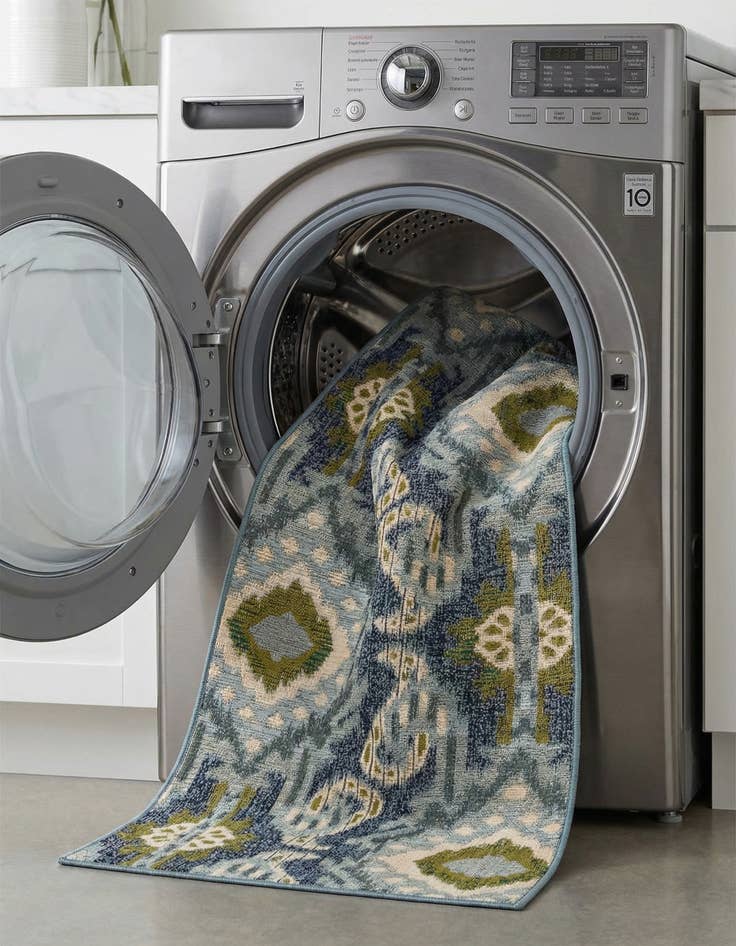 Detail image of 2' 7 x 12'  Washable Modern Indoor / Outdoor Runner Rug