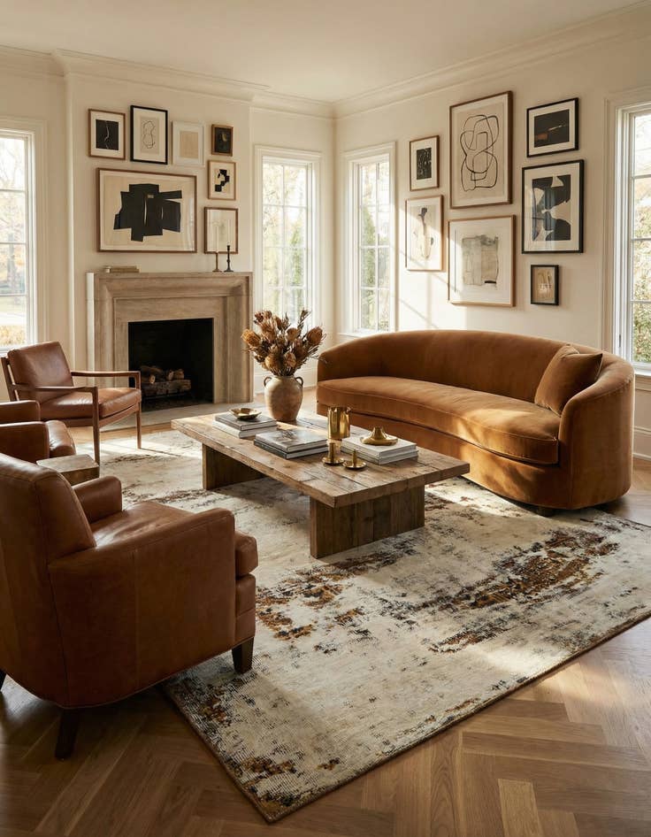 Detail image of 6' 6 x 9' 2  Hand Knotted Ultra Vintage Persian Wool Rug