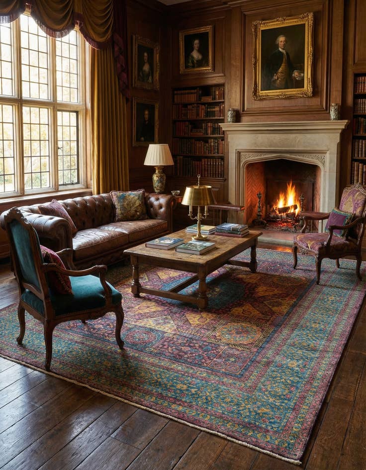 Detail image of 8' 2 x 9' 9 Mamluk Rug