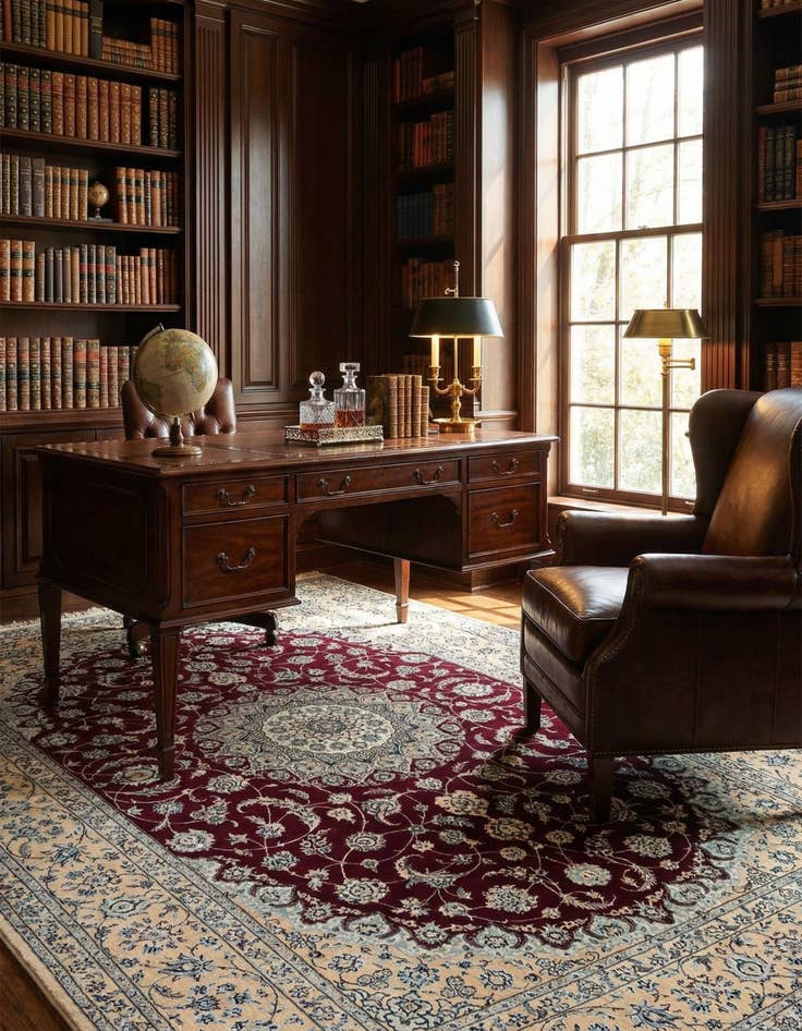 Detail image of 5' 4 x 8' 1 Nain Rug