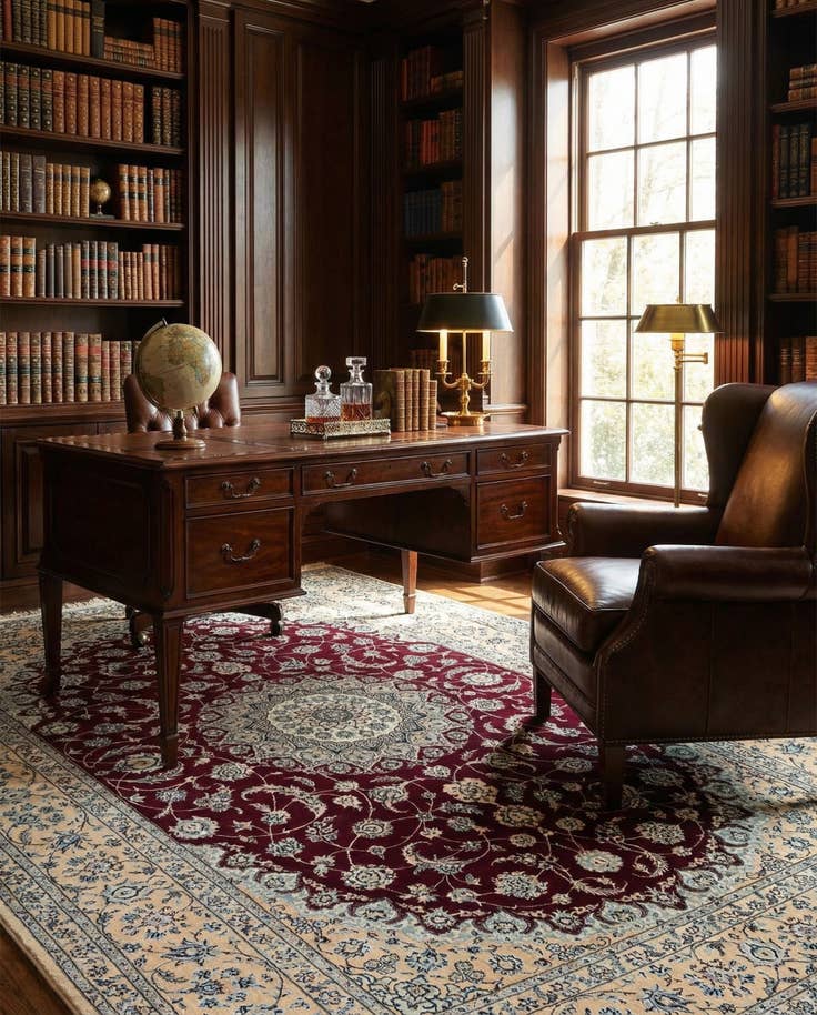 Detail image of 5' 4 x 8' 1 Nain Rug