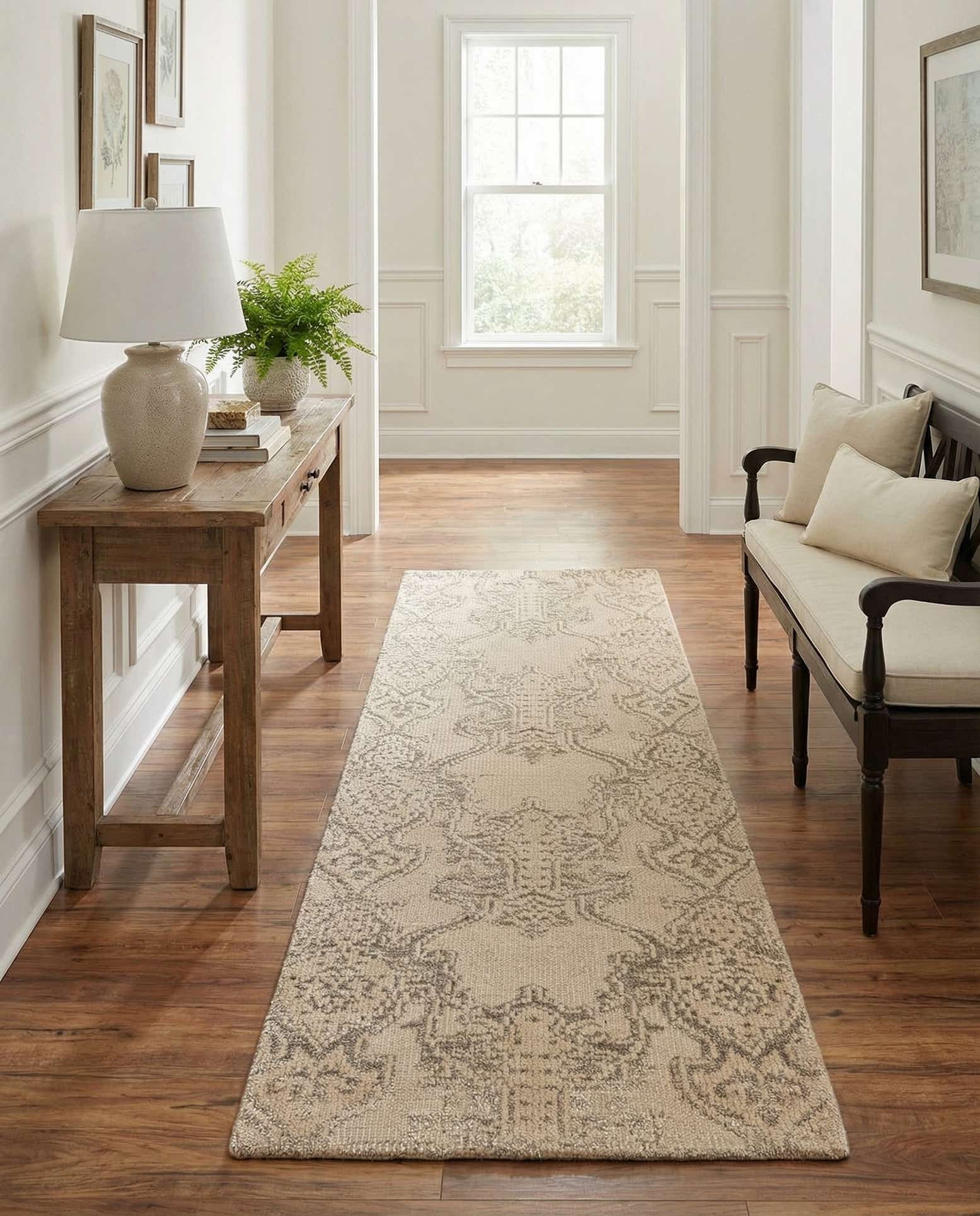 2' 9 x 8' 8 Hand Knotted Luna Runner Rug