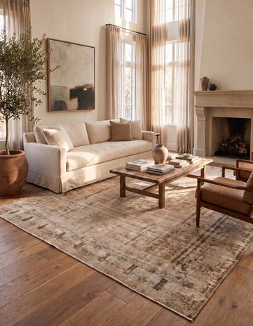 9' 9 x 12' 7 Hand Knotted Ultra Vintage Persian Wool Rug
