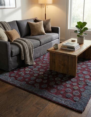 4' 10 x 6' 1 Hand Knotted Darya Wool Rug