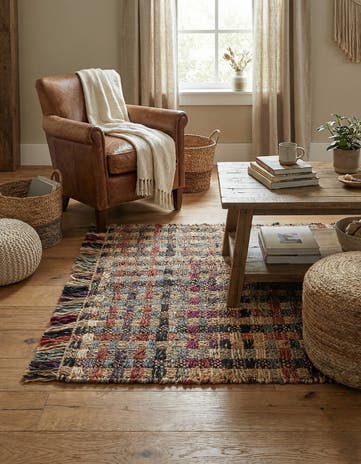 Hand Woven Chunky Jute Rug