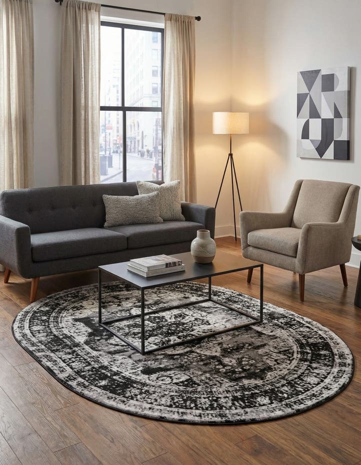 7' 10 x 10' Monte Carlo Oval Rug
