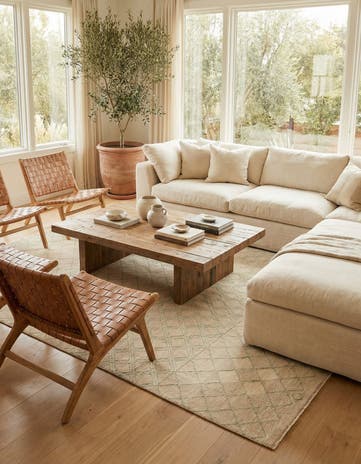 6' 5 x 10' 2 Hand Knotted Darya Wool Rug