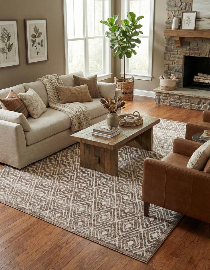 Detail image of 10' 8 x 14' Hermitage Rug