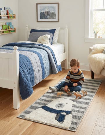 2' x 4' Whimsy Kids Runner Rug