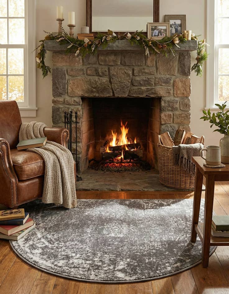 Detail image of  3' x 6' Monte Carlo Hearth Rug