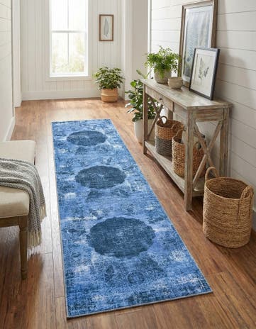 2' 7 x 10' Washable Yara Runner Rug