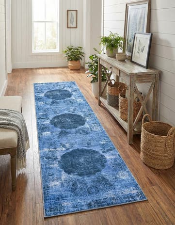 2' 7 x 10' Washable Yara Runner Rug