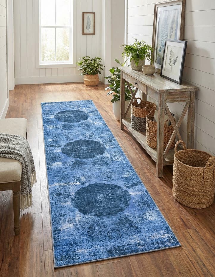 2' 7 x 10' Washable Yara Runner Rug