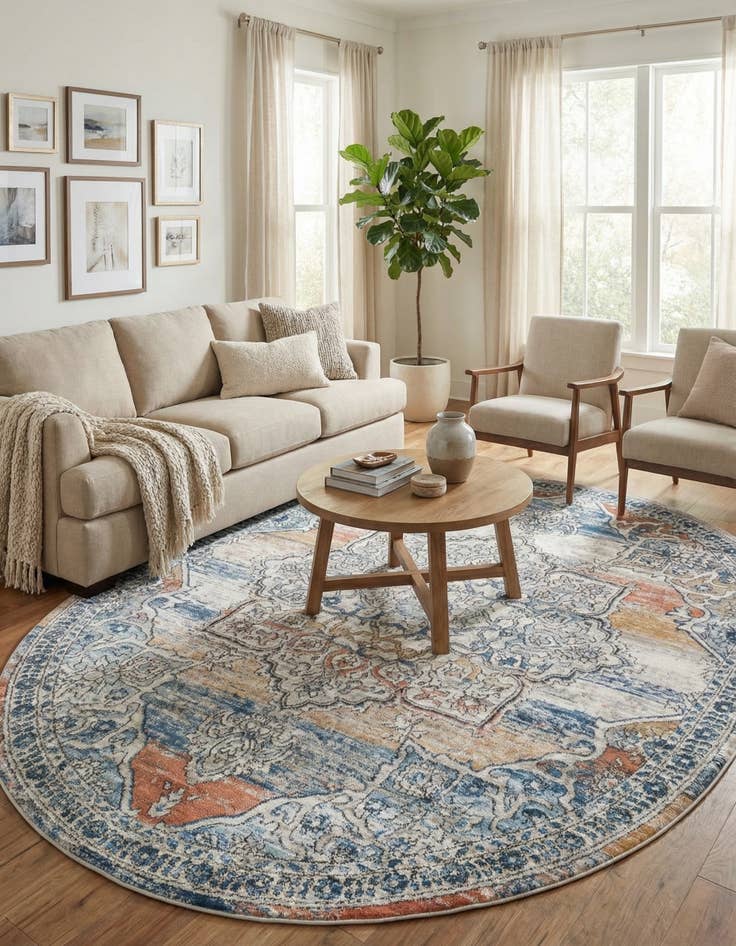 Detail image of  7' 10 x 10' Nyla Oval Rug