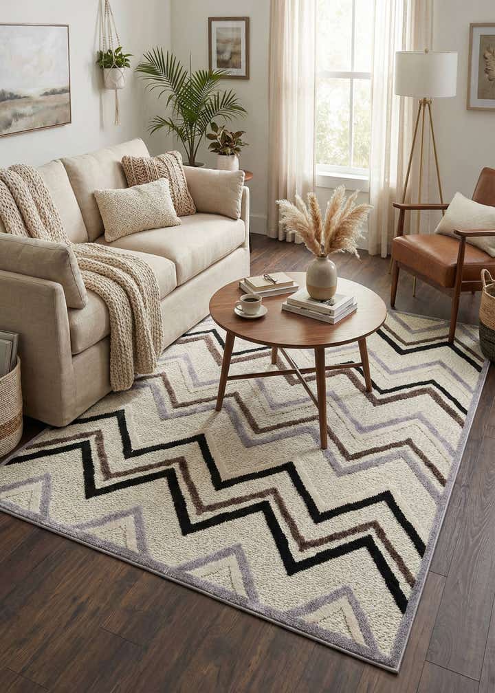 5' x 7' 7 Easy-Clean Indoor / Outdoor Rug