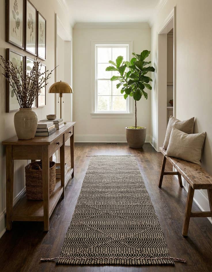 Detail image of  2' 6 x 10' 4  Hand Knotted Darya Wool Runner Rug