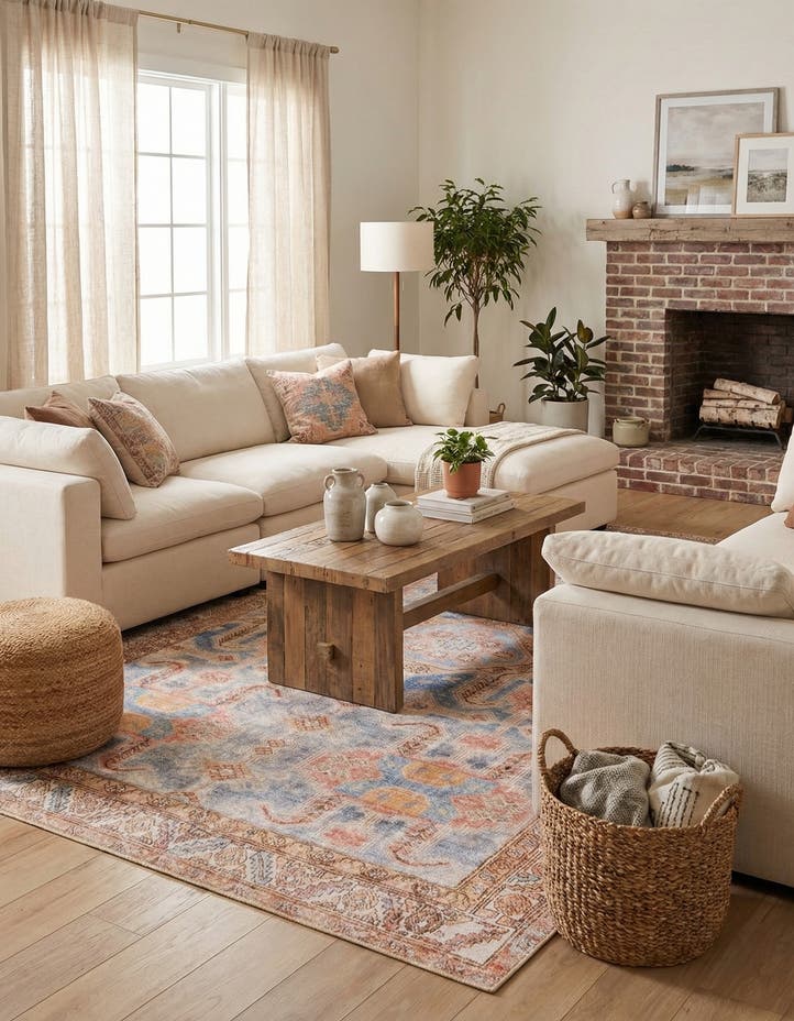 7' 6 x 10' 6 Washable Timeless Rug