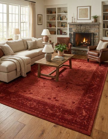 Rust Red Vista Rug