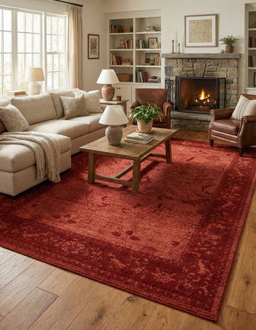Rust Red Vista Rug