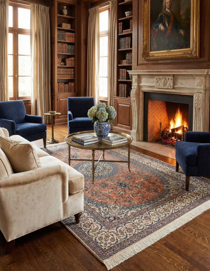 Detail image of 5' 2 x 9' 1 Nain Rug