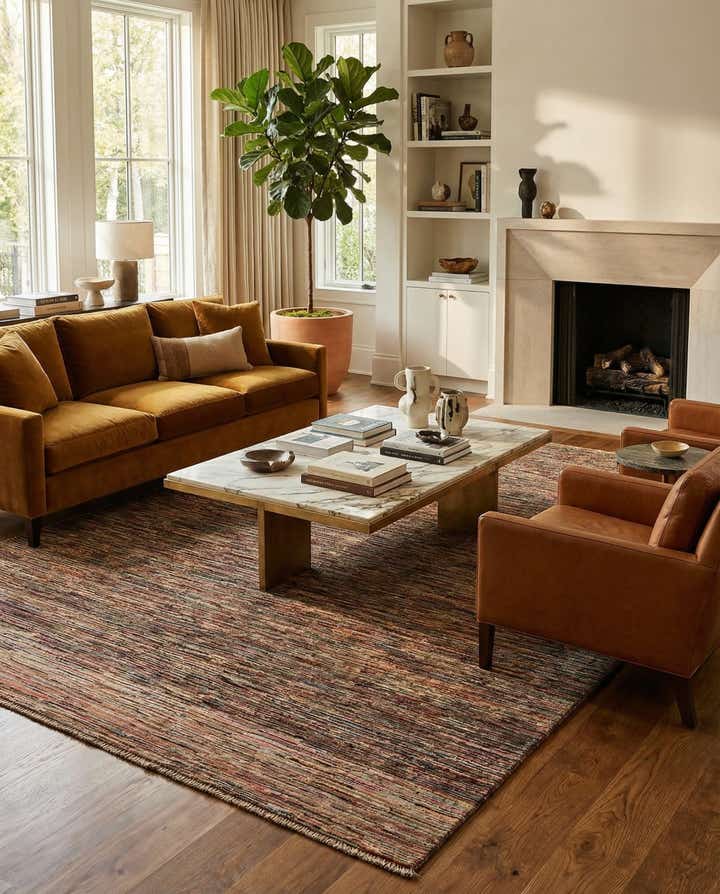 6' 7 x 9' 4 Hand Knotted Modern Ziegler Wool Rug