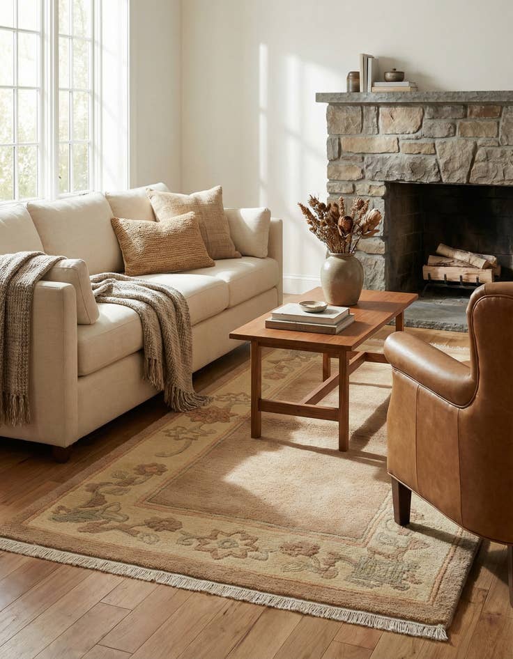 Detail image of  3' 1 x 5' 2  Hand Knotted Tibet Wool Rug