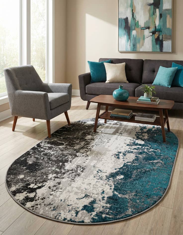 Detail image of 3' 3 x 5' 3 Valencia Oval Rug