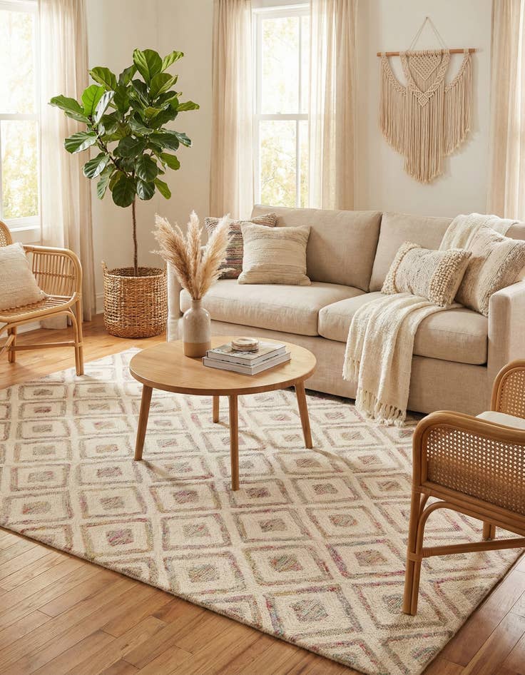 Detail image of 4' 11 x 6' 10 Luna Rug