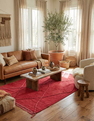 4' 2 x 6' Hand Woven Kilim Modern Wool Rug