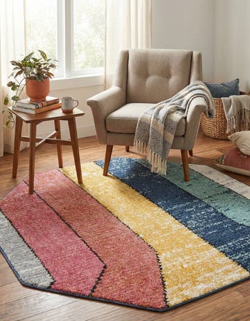 5' 3 x 5' 3 Tagine Octagon Rug