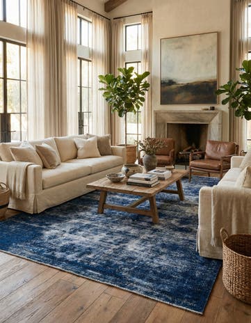6' 8 x 10' 1 Hand Knotted Ultra Vintage Persian Wool Rug
