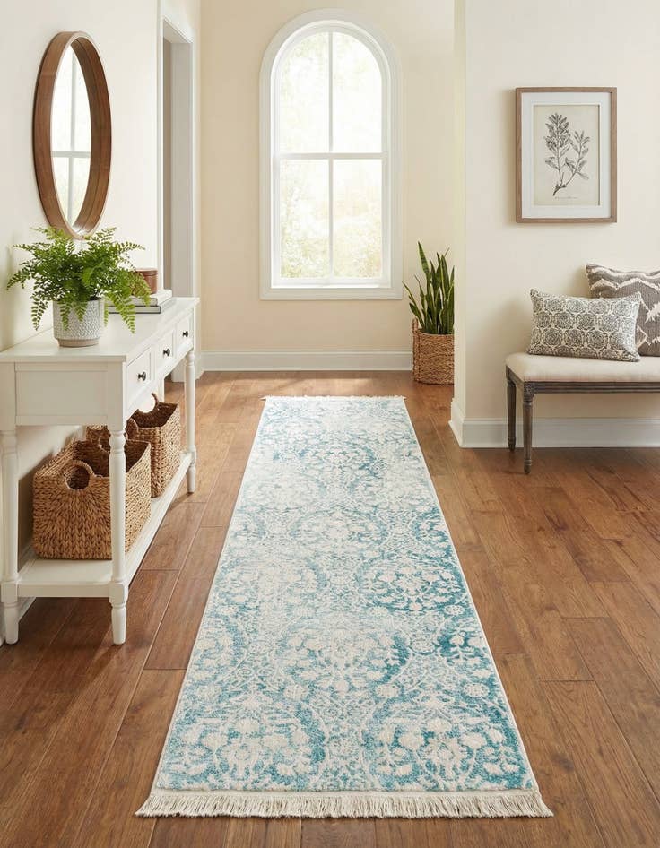 Detail image of 2' 7 x 10' New Vintage Runner Rug