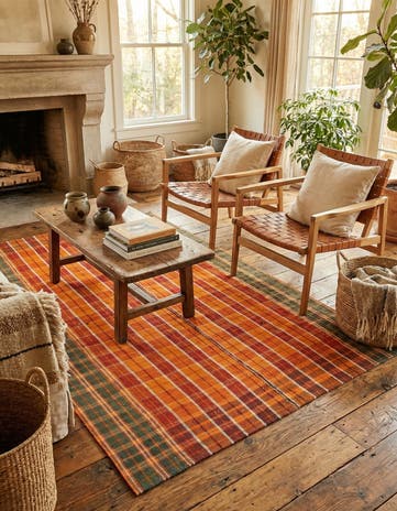 4' 6 x 6' 4 Jajim Wool Rug