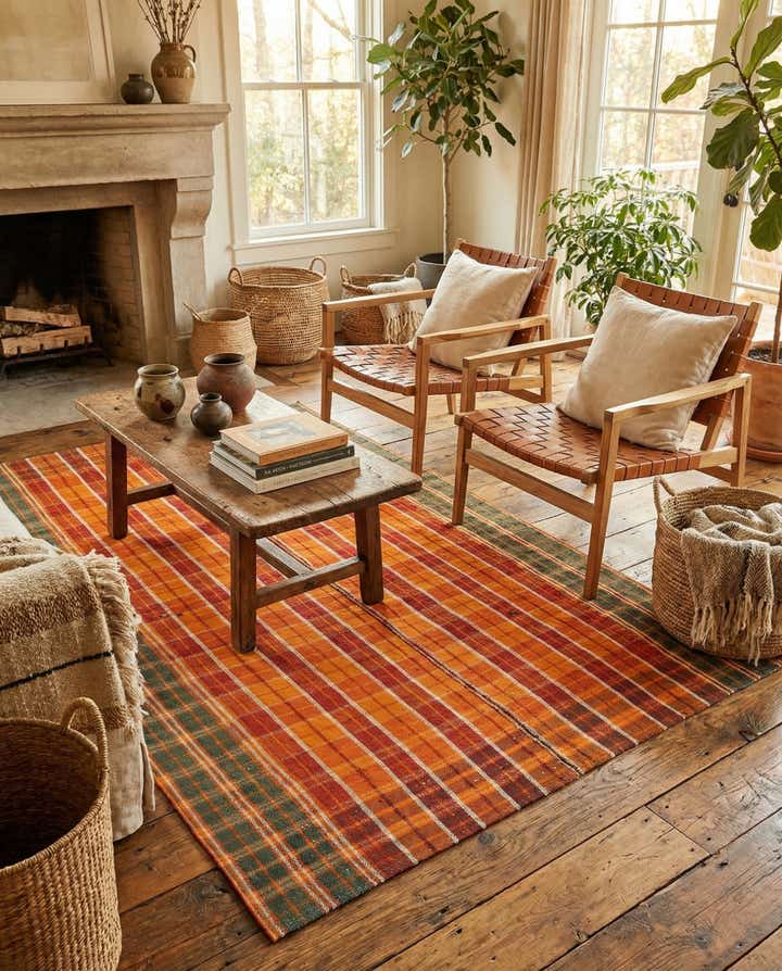 4' 6 x 6' 4 Jajim Wool Rug