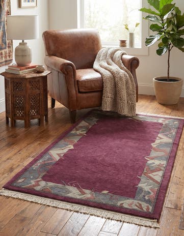 3' x 5' 6 Hand Knotted Nepal Wool Rug