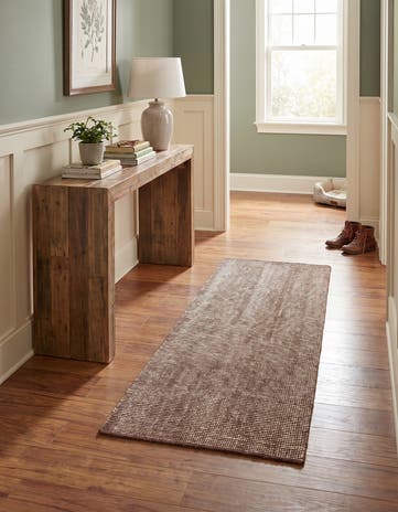 2' x 5' 1 Hand Woven Jill Zarin English Manor Wool Runner Rug